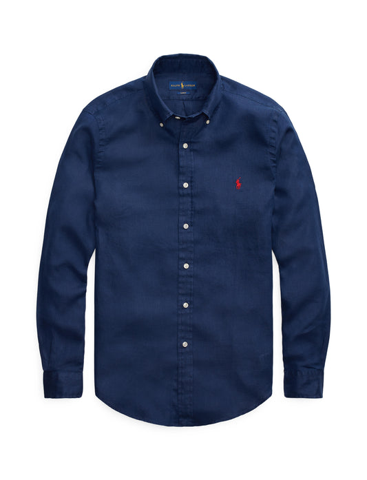 Polo Ralph Lauren Linen Shirt Navy