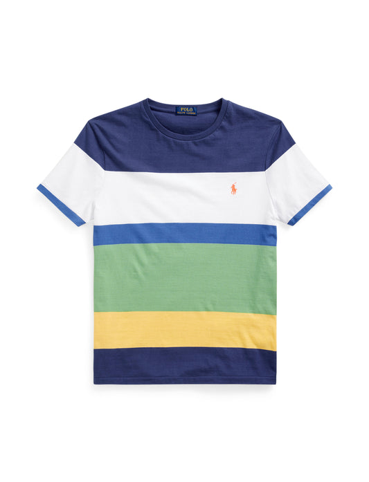 Polo Ralph Lauren Slim Fit Striped Tee Navy Stripe