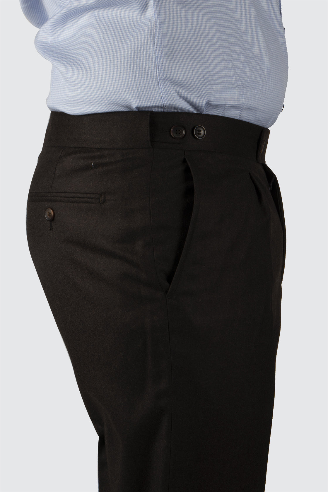 Rembrandt Lotus Flannel Trouser Brown