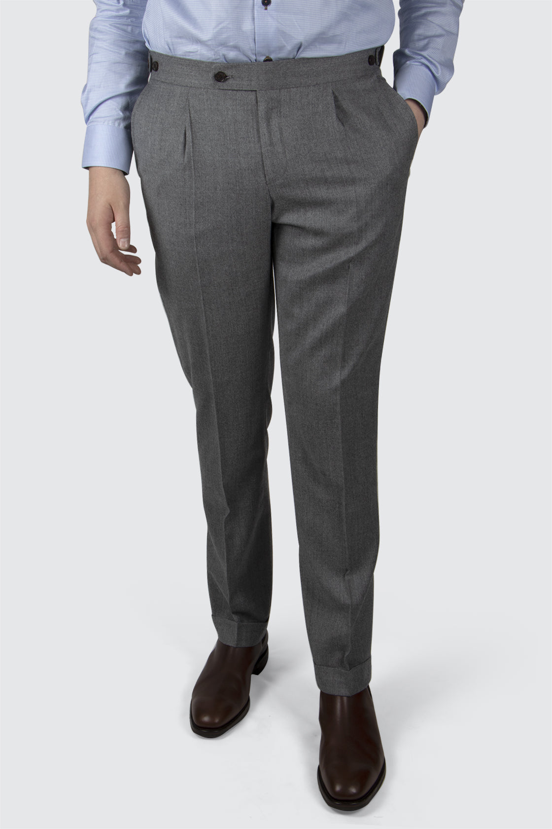 Rembrandt Lotus Flannel Trouser Grey
