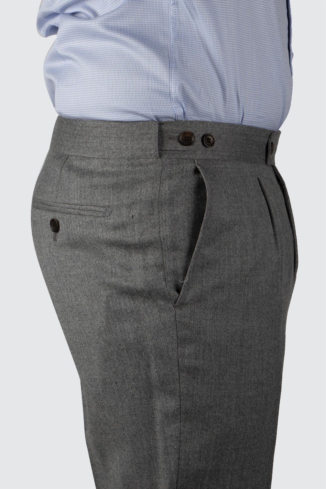 Rembrandt Lotus Flannel Trouser Grey