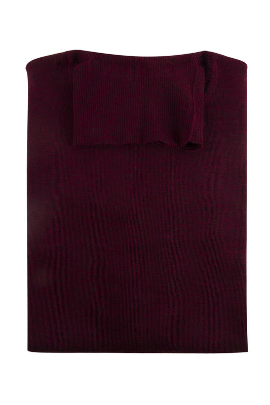 Routleys Franklin Roll Neck Sweater Berry