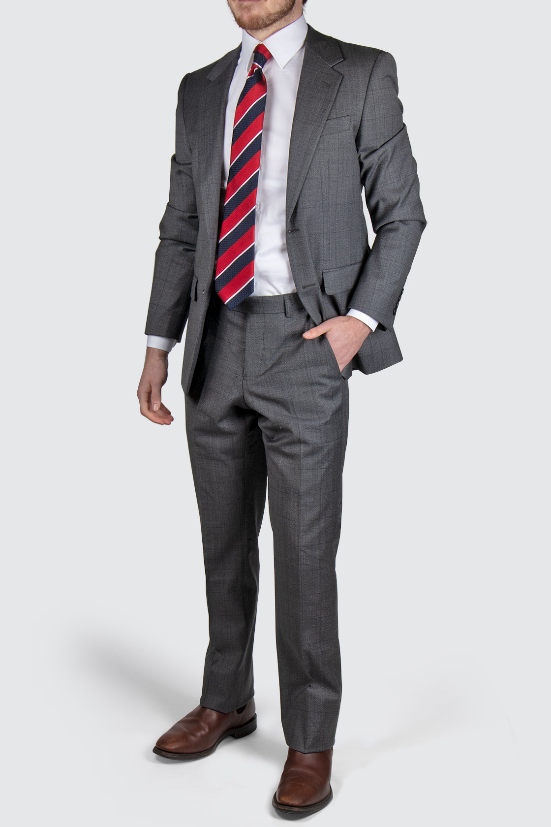 Routleys Ritchie Lyon Two-Piece Suit Grey