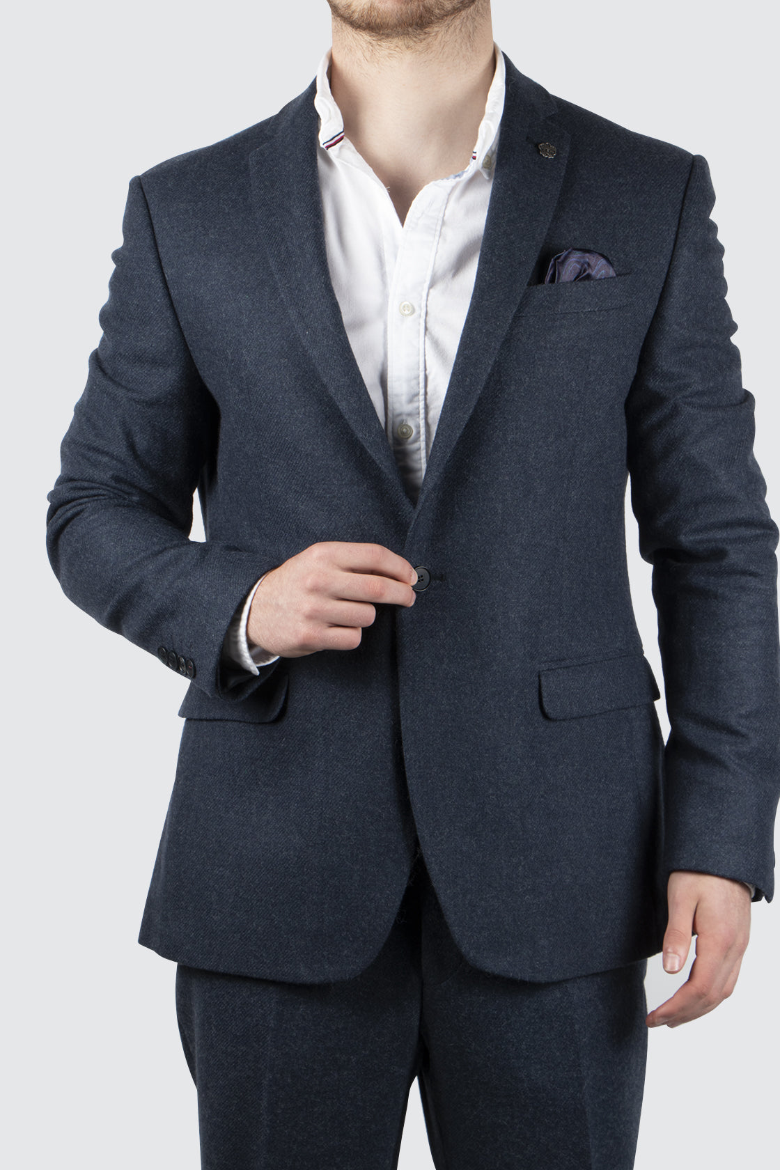 Ted Baker Dale Tweed Suit Green
