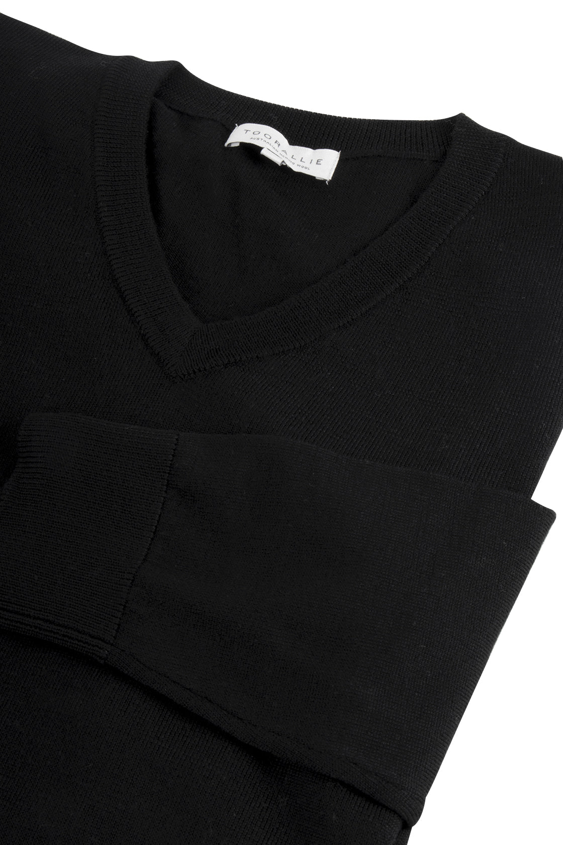 Toorallie Fine V-Neck Knit Black