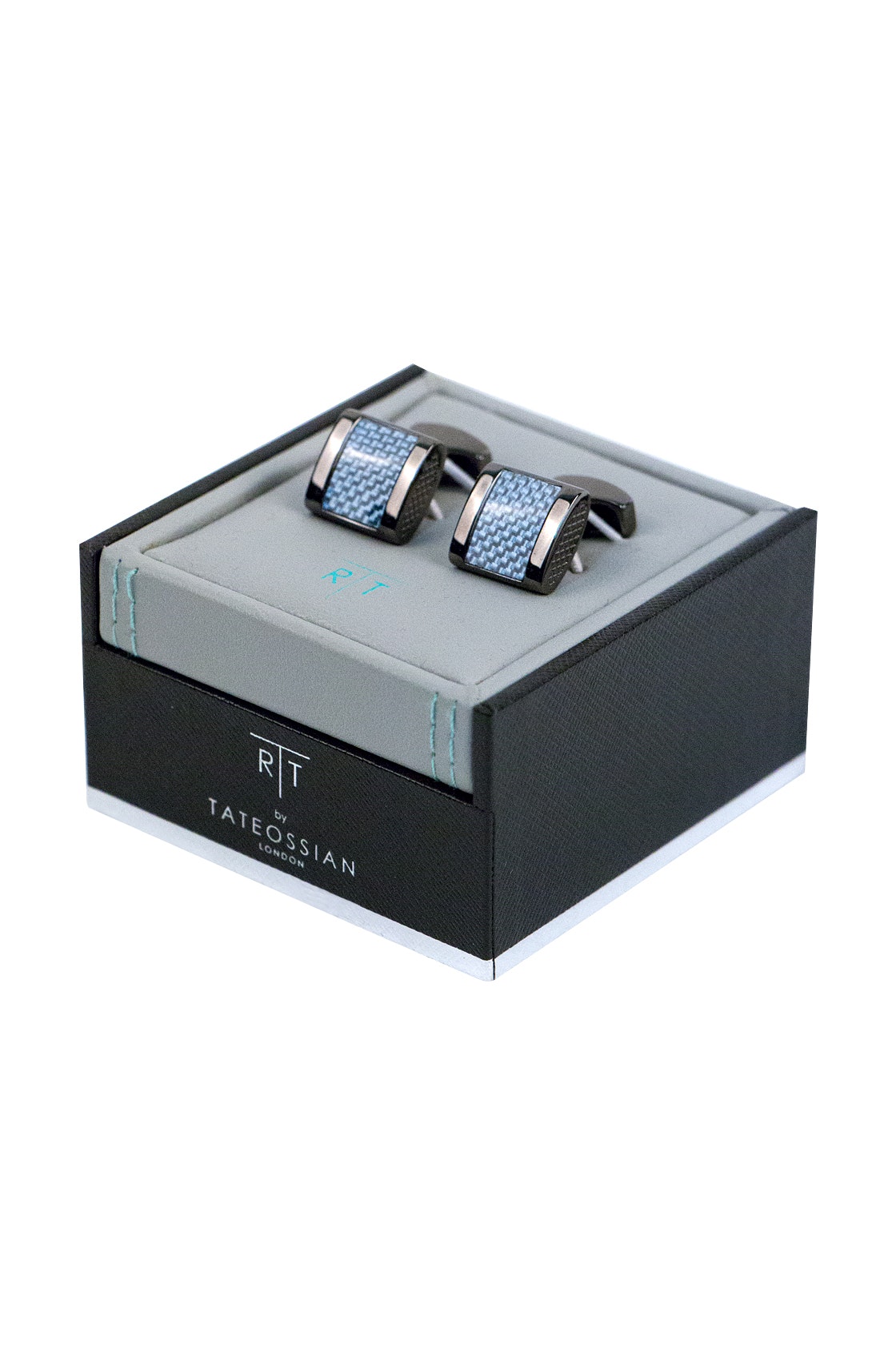 Tateossian Carbon Freeway Cufflinks
