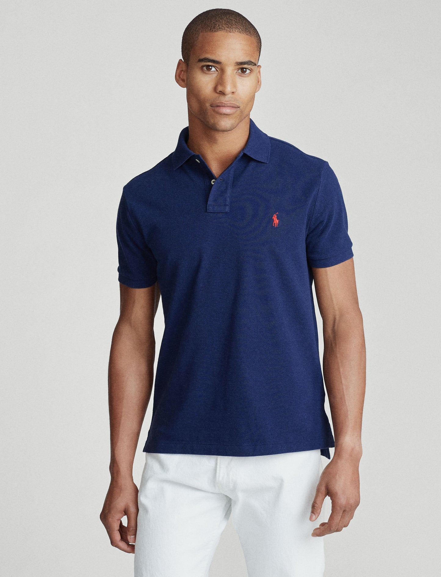 Polo Ralph Lauren Classic Fit Mesh Polo Blue