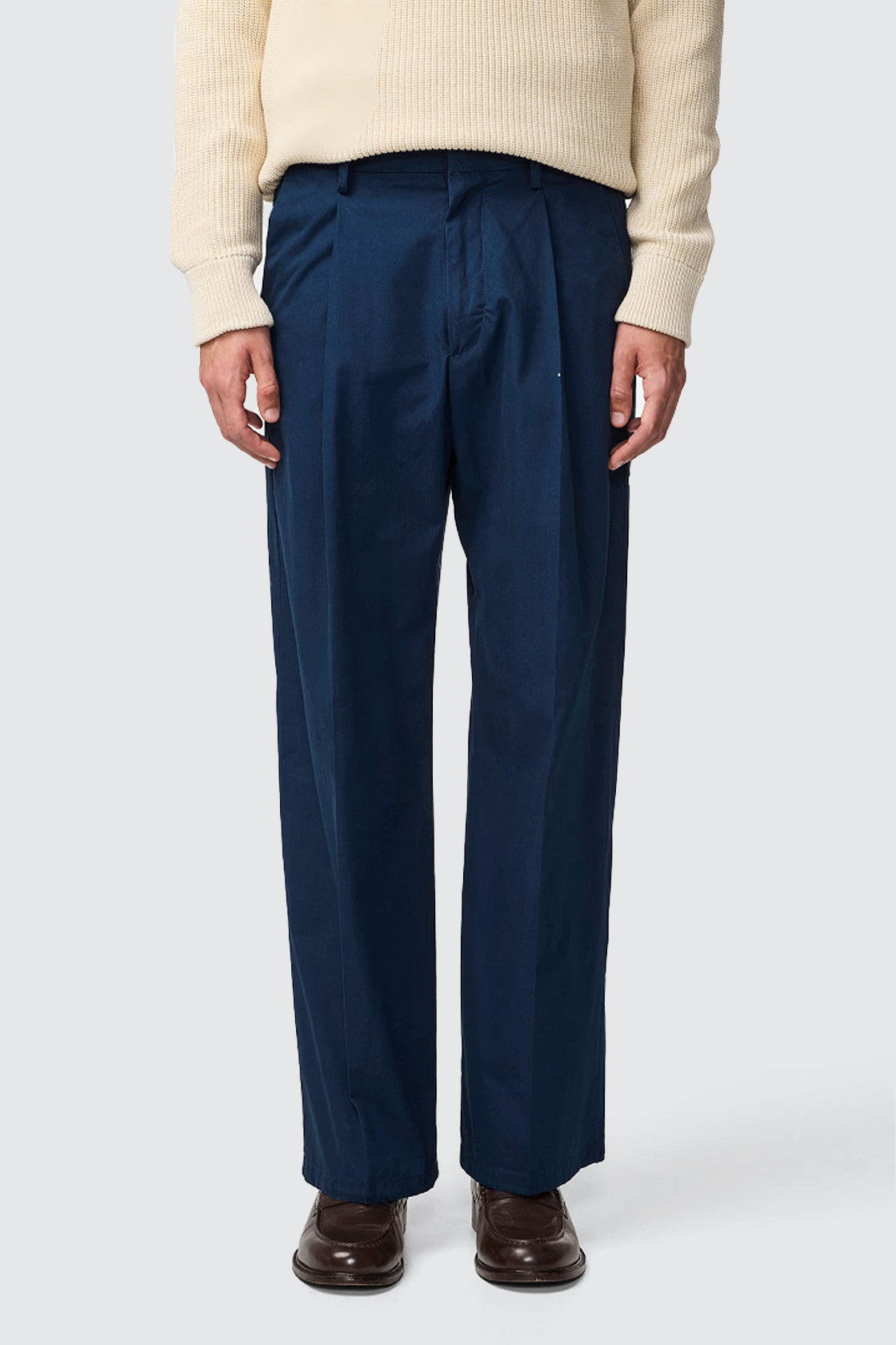 NN07 Kay Trouser L32 Navy Blue