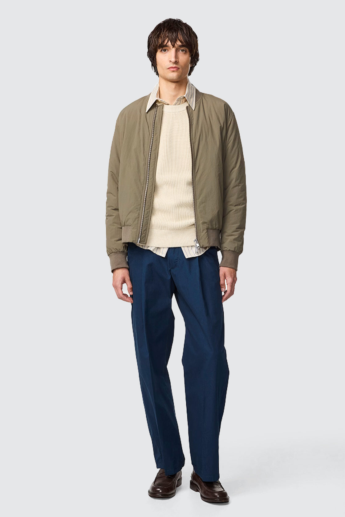 NN07 Kay Trouser L34 Navy Blue