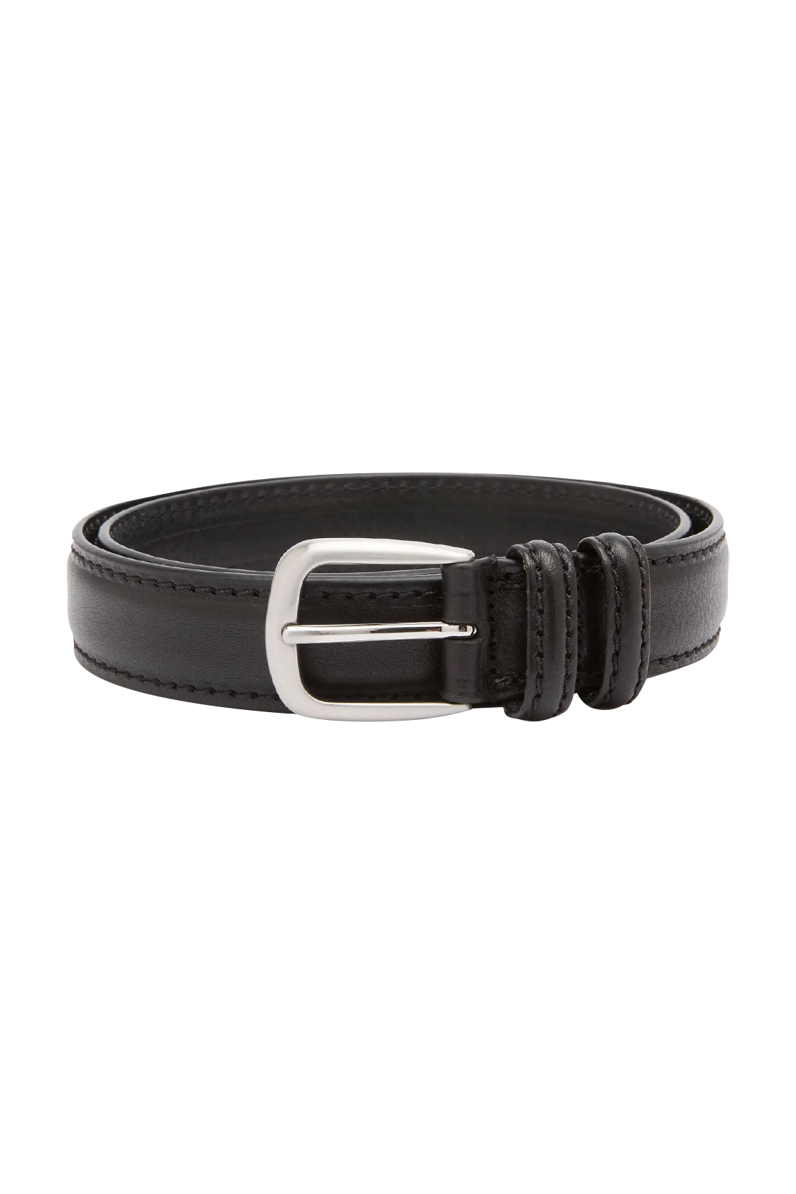 Anderson's Slim Leather Belt PL35 Black
