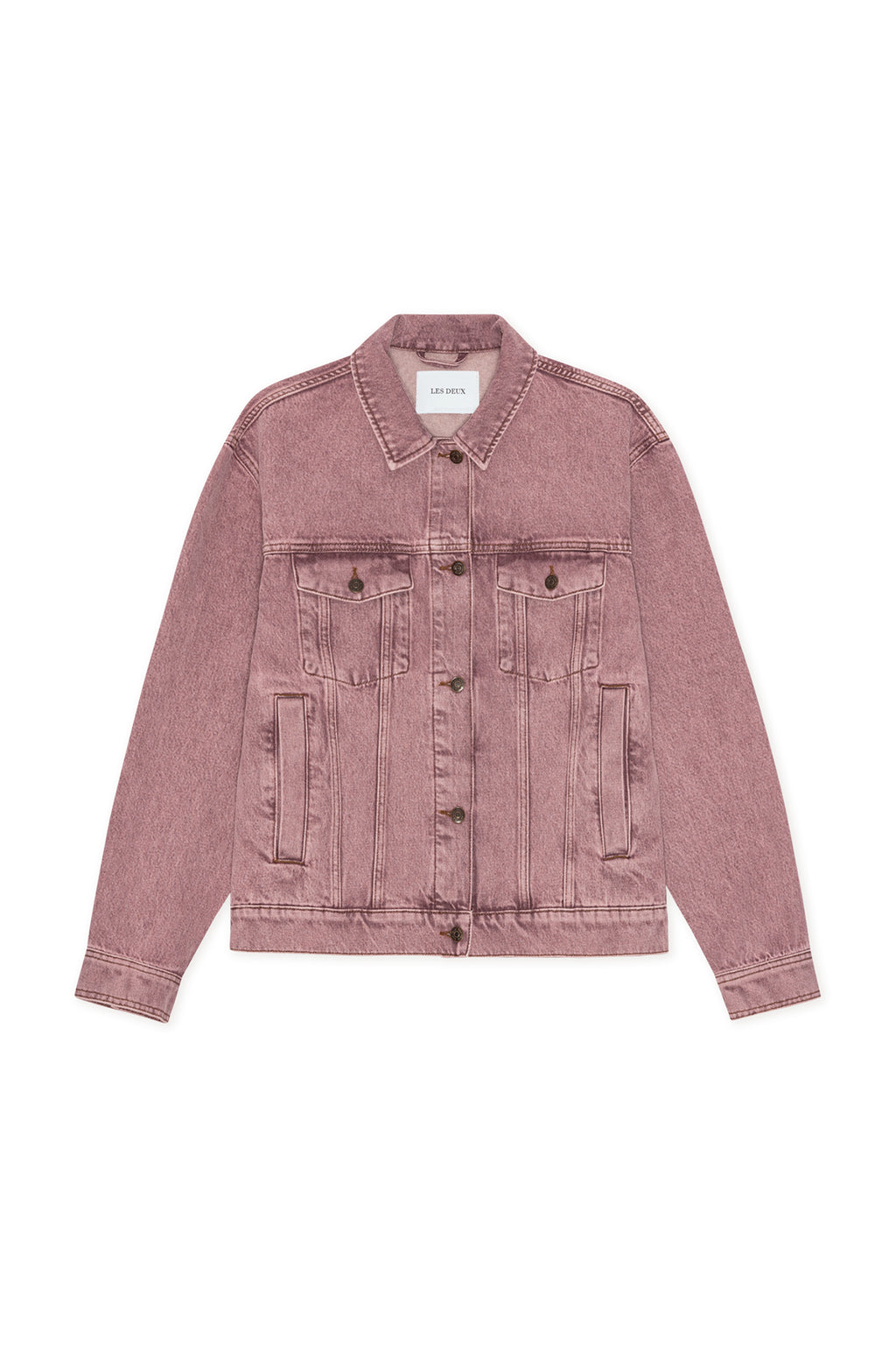 Les Deux Rally Denim Jacket Light Pink