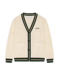 Les Deux Lace Knitted Cardigan Eggnog White