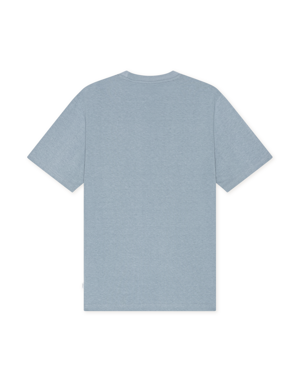 Les Deux Court T-Shirt Faded Denim Blue