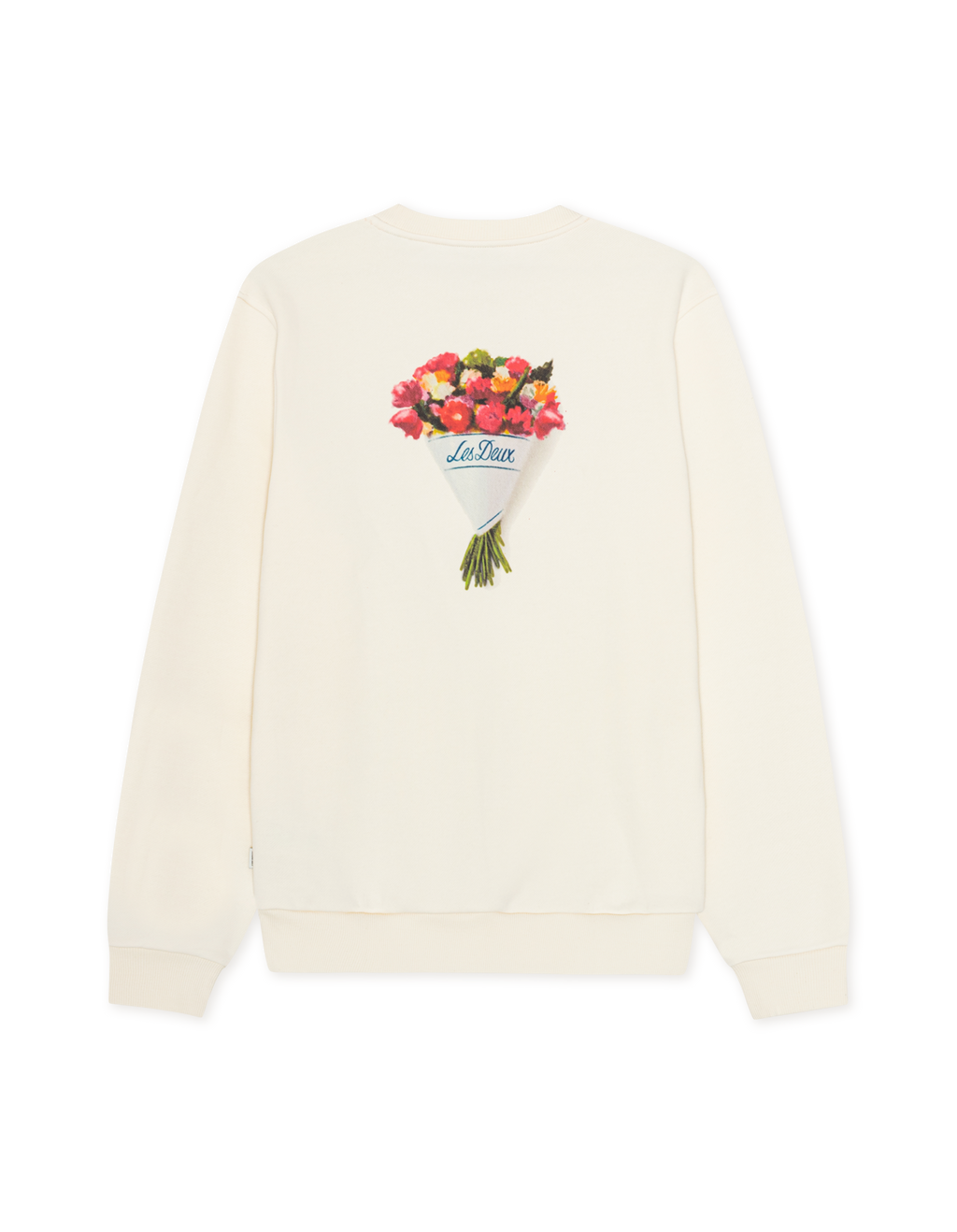 Les Deux Bouquet Sweatshirt Eggnog White