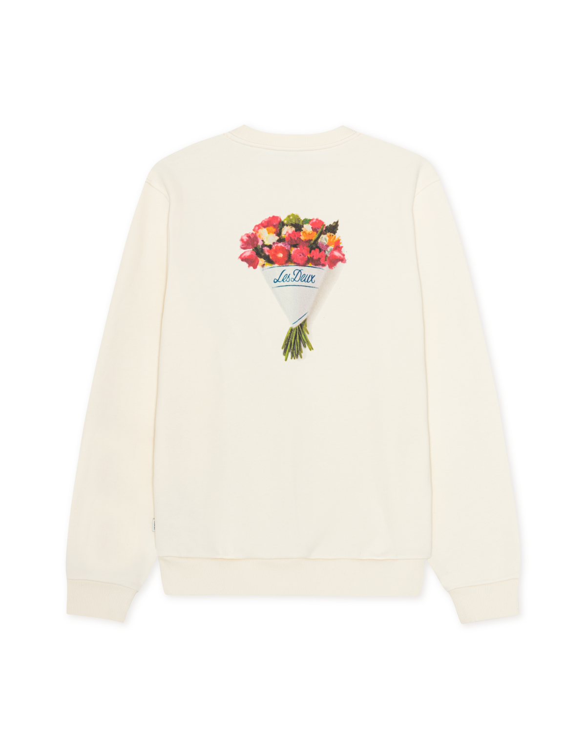 Les Deux Bouquet Sweatshirt Eggnog White