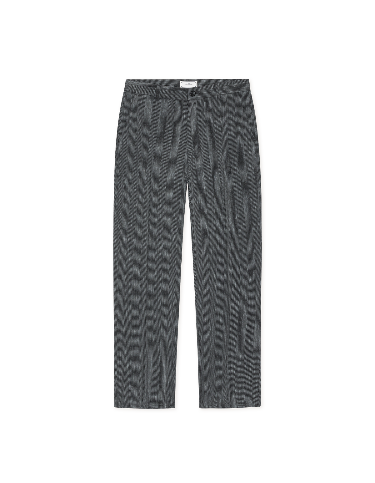 Les Deux Herringbone Tailored Pants 32L Black