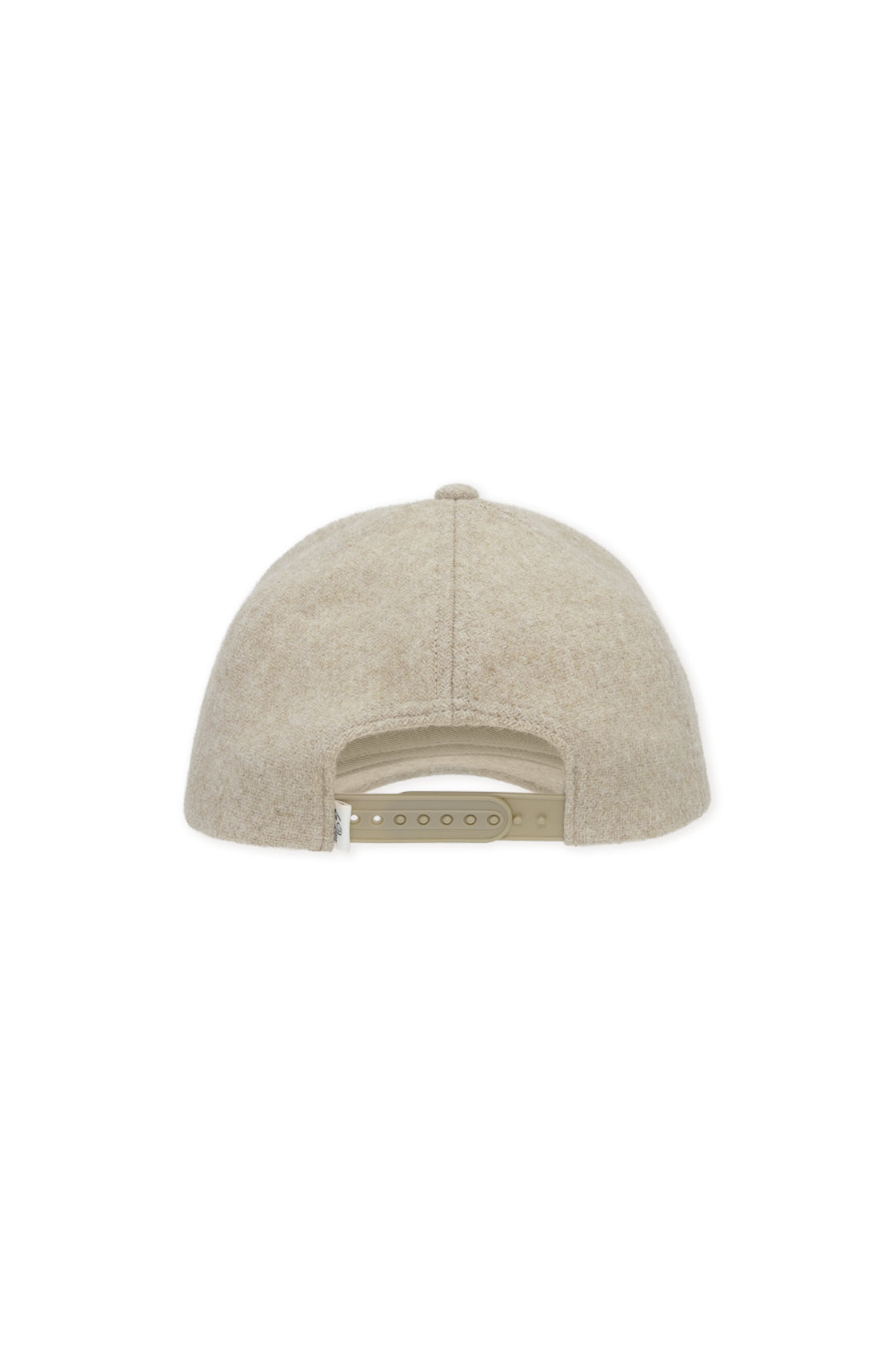Les Deux Signature Wool Baseball Cap Dark Sand
