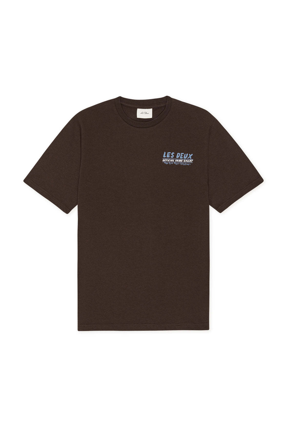 Les Deux Record T-Shirt Mole Brown