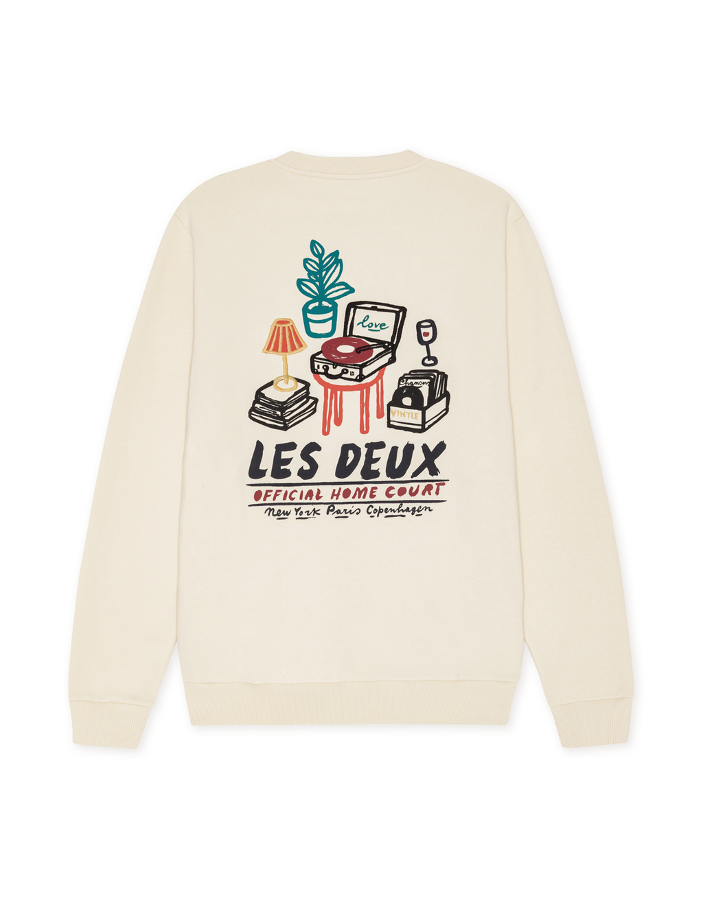 Les Deux Record Sweatshirt Ivory