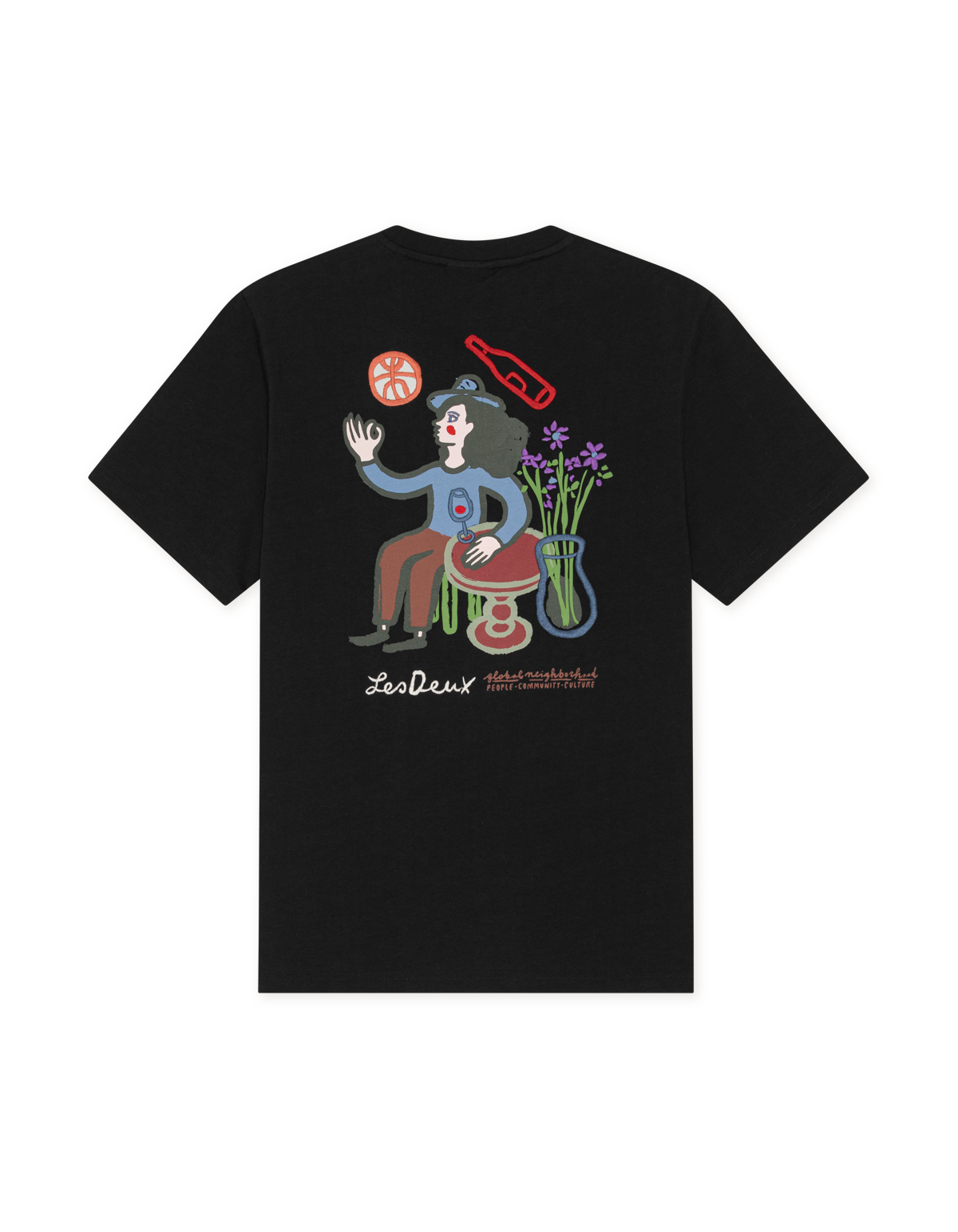 Les Deux Rural T-Shirt Black