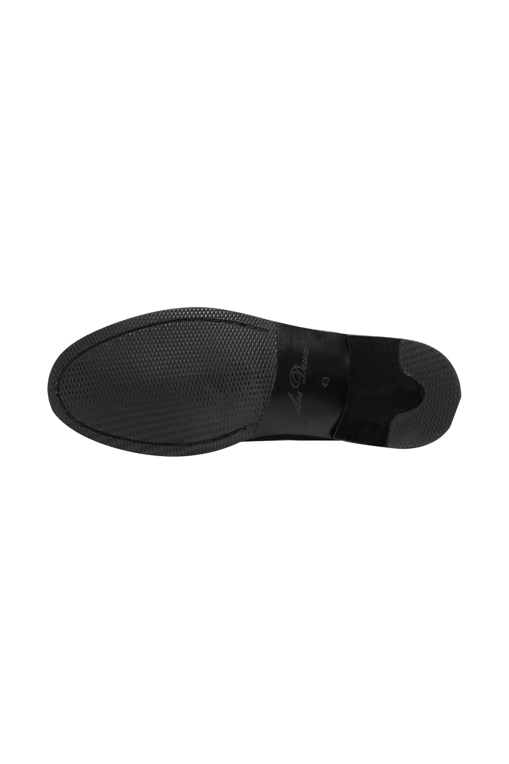 Les Deux Suede Mix Loafer Black