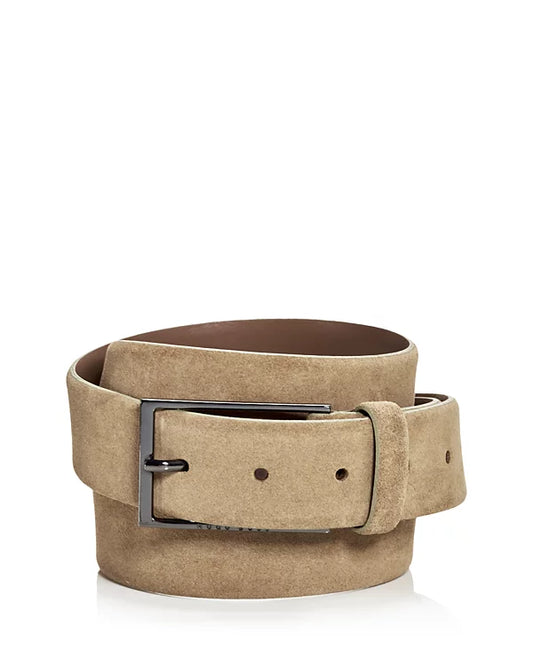 Hugo Boss Calindo Leather Belt Brown