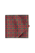 Ascot Retro Pattern Ascot Cravat Red
