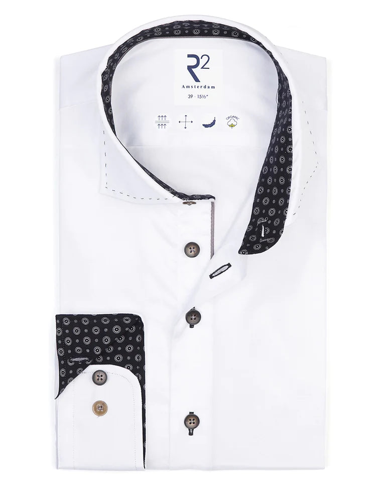 R2 Amsterdam LS Shirt White