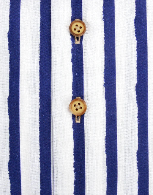 R2 Amsterdam Stripe Shirt Blue