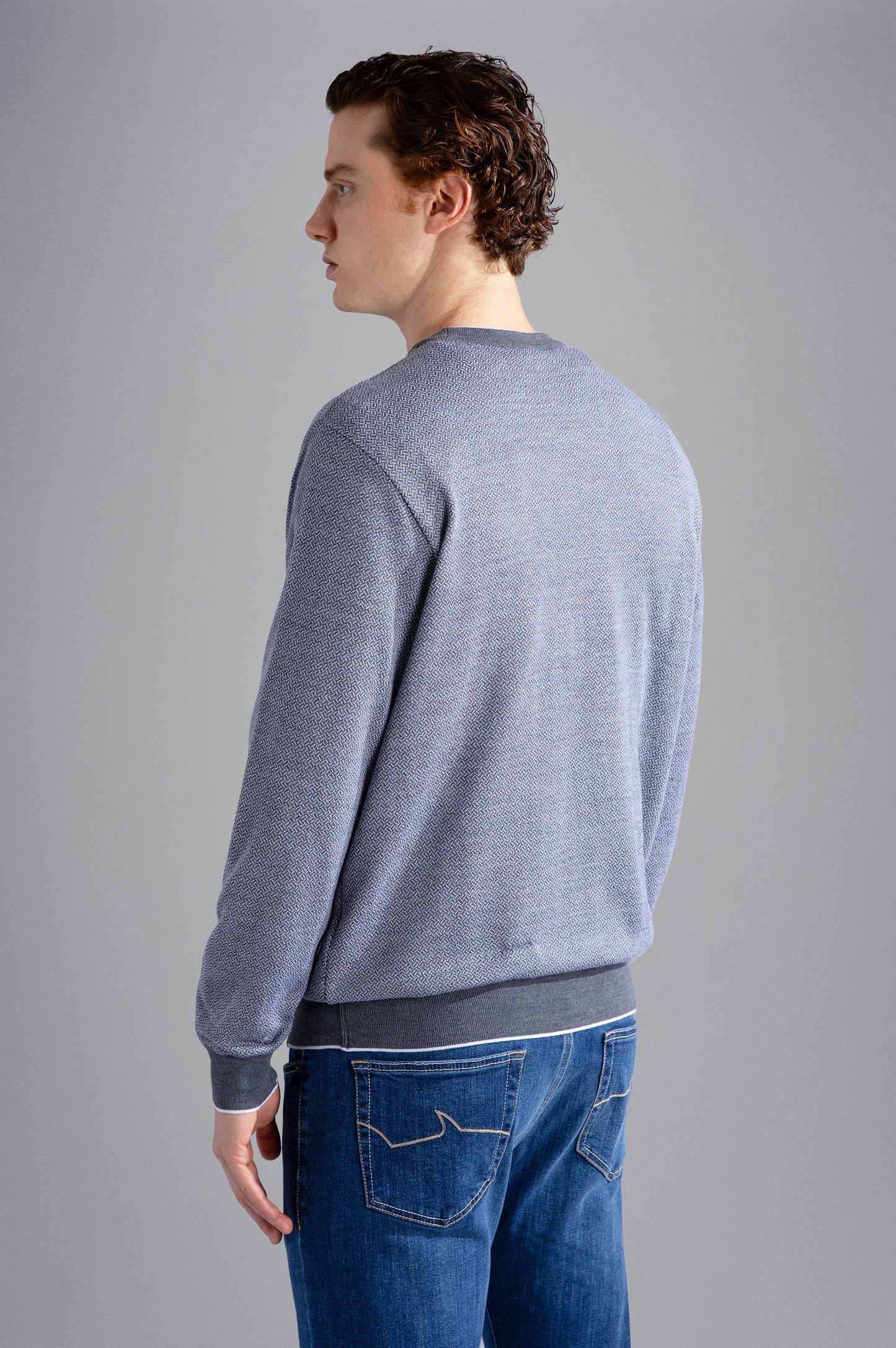 Paul & Shark Beaufront Wool Crew Neck Grey