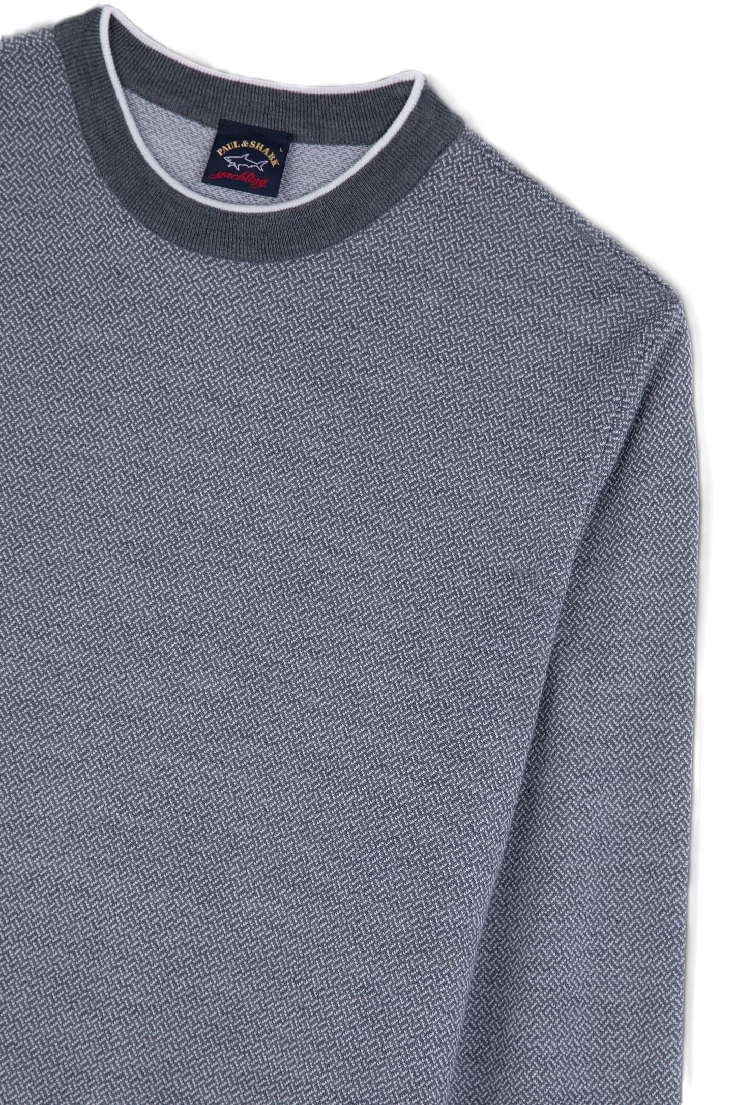 Paul & Shark Beaufront Wool Crew Neck Grey