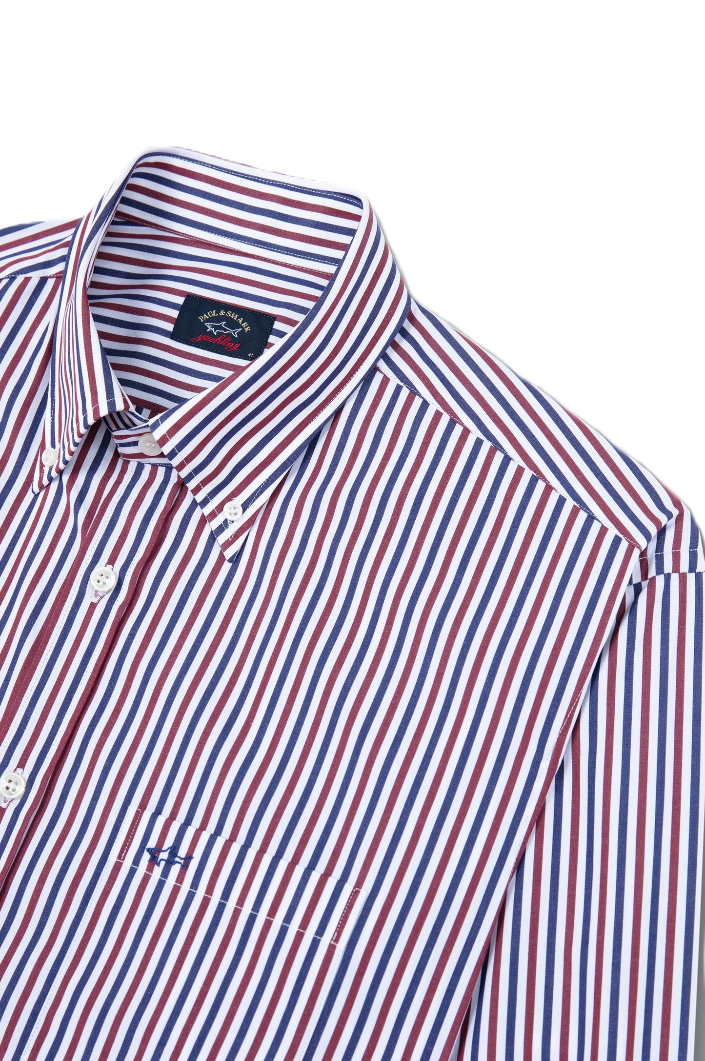 Paul & Shark Cotton Poplin LS Shirt Stripe