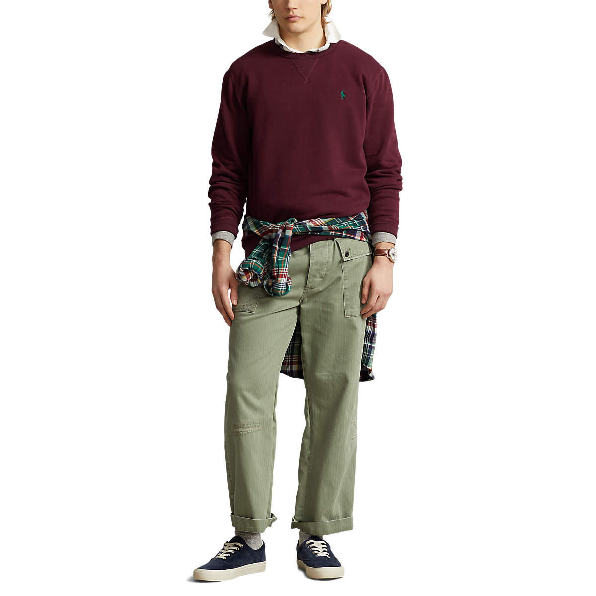 Polo Ralph Lauren Sweatshirt Harvard Wine