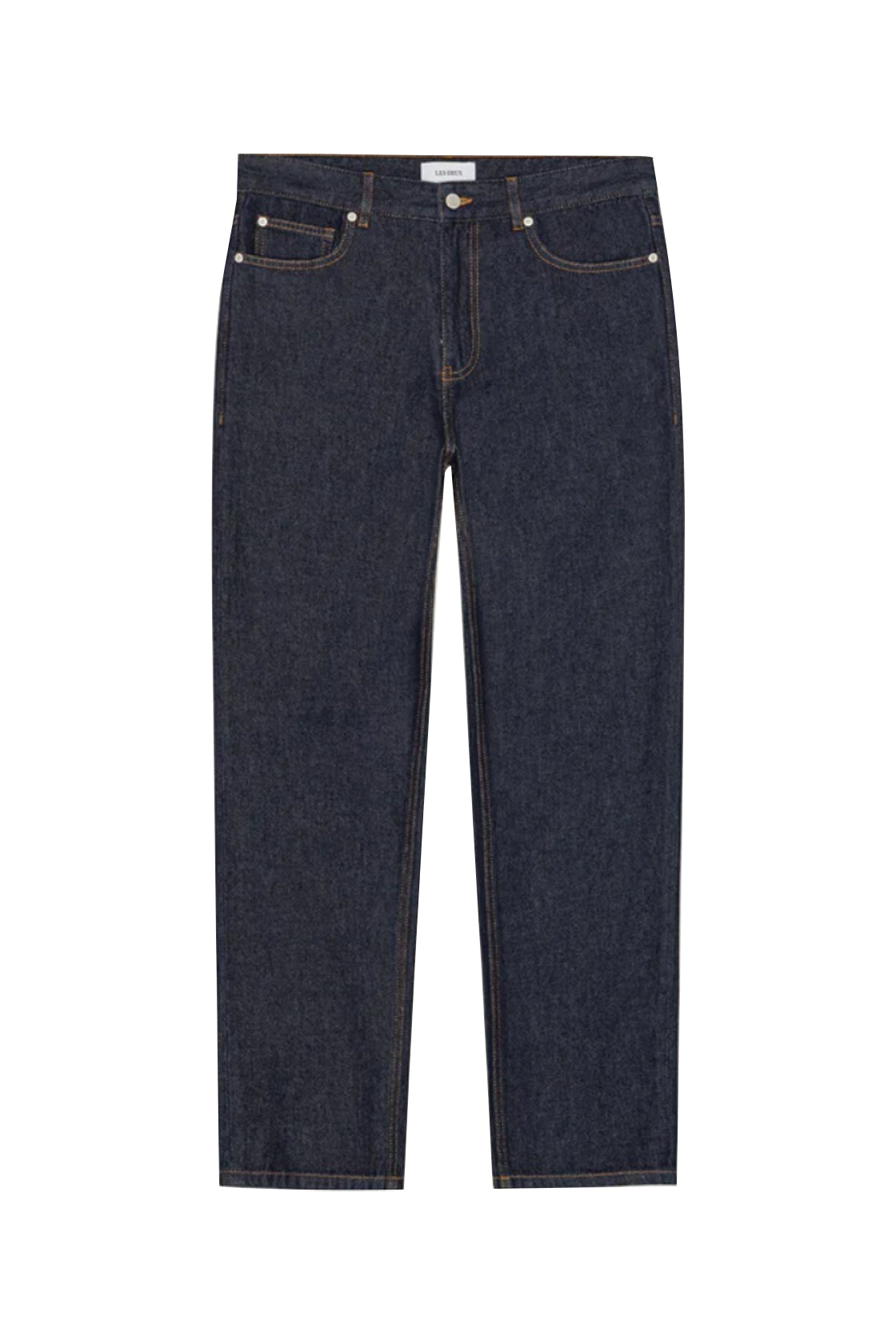 Les Deux Ryder Washed Denim Jeans 32L Dark Indigo Wash