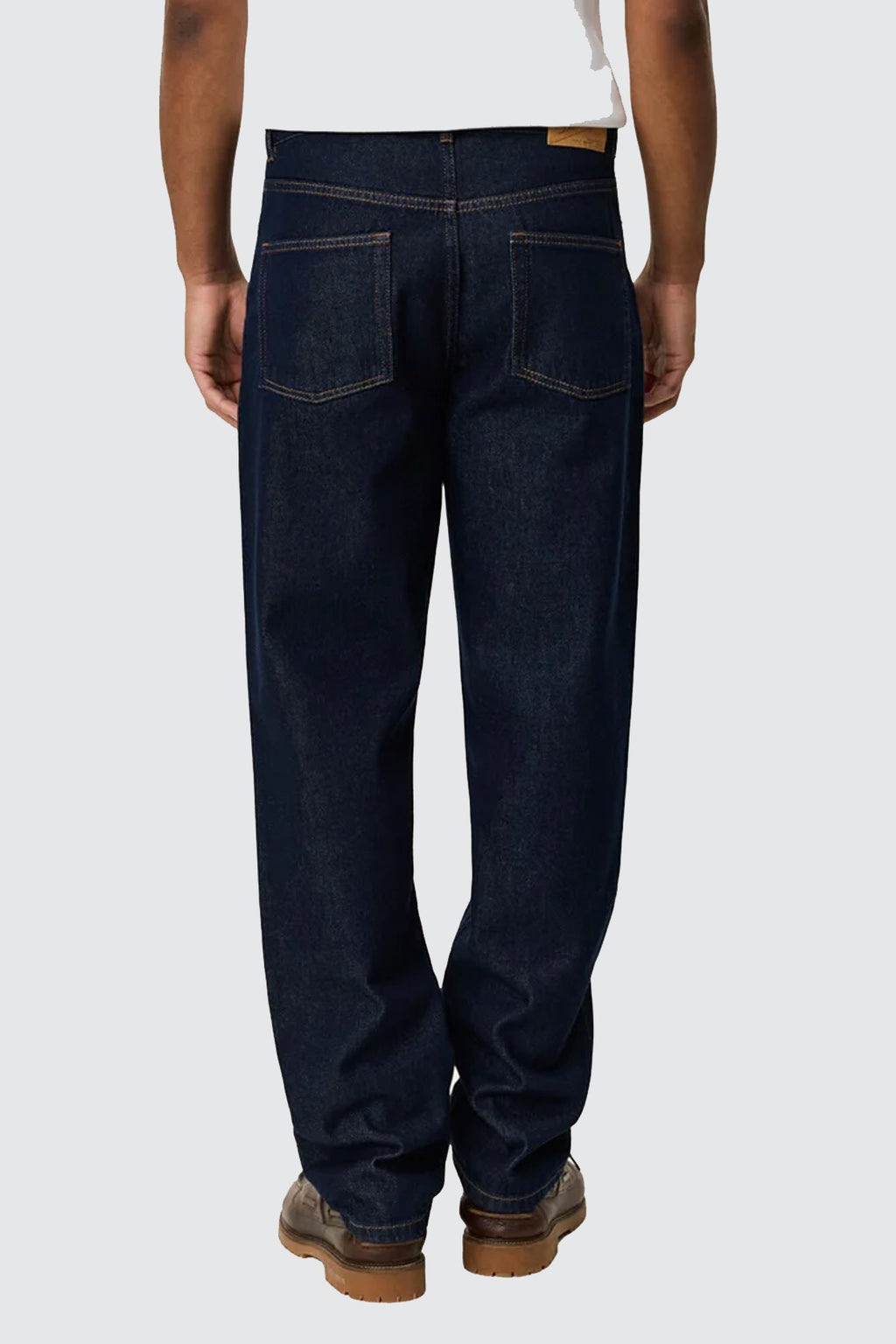 Les Deux Ryder Washed Denim Jeans 32L Dark Indigo Wash