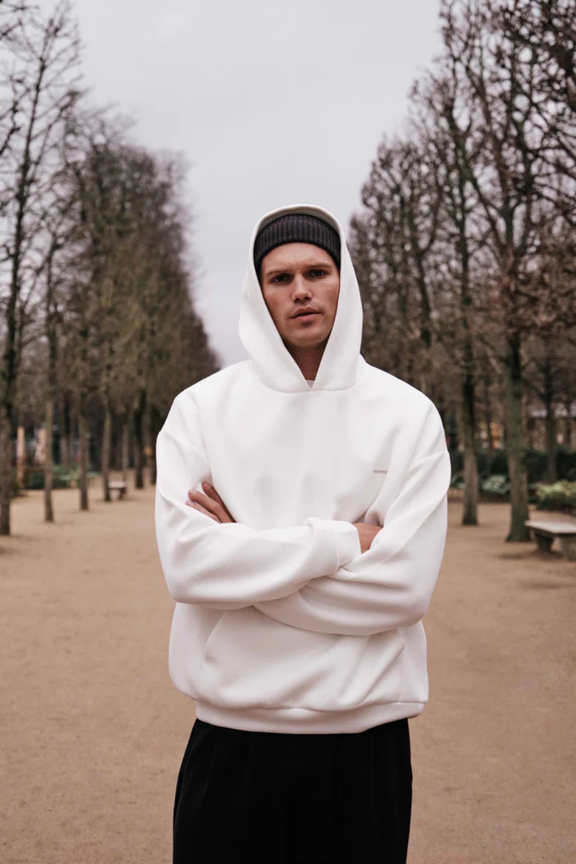 Industrie Tech Del Sur Hoodie Polar White