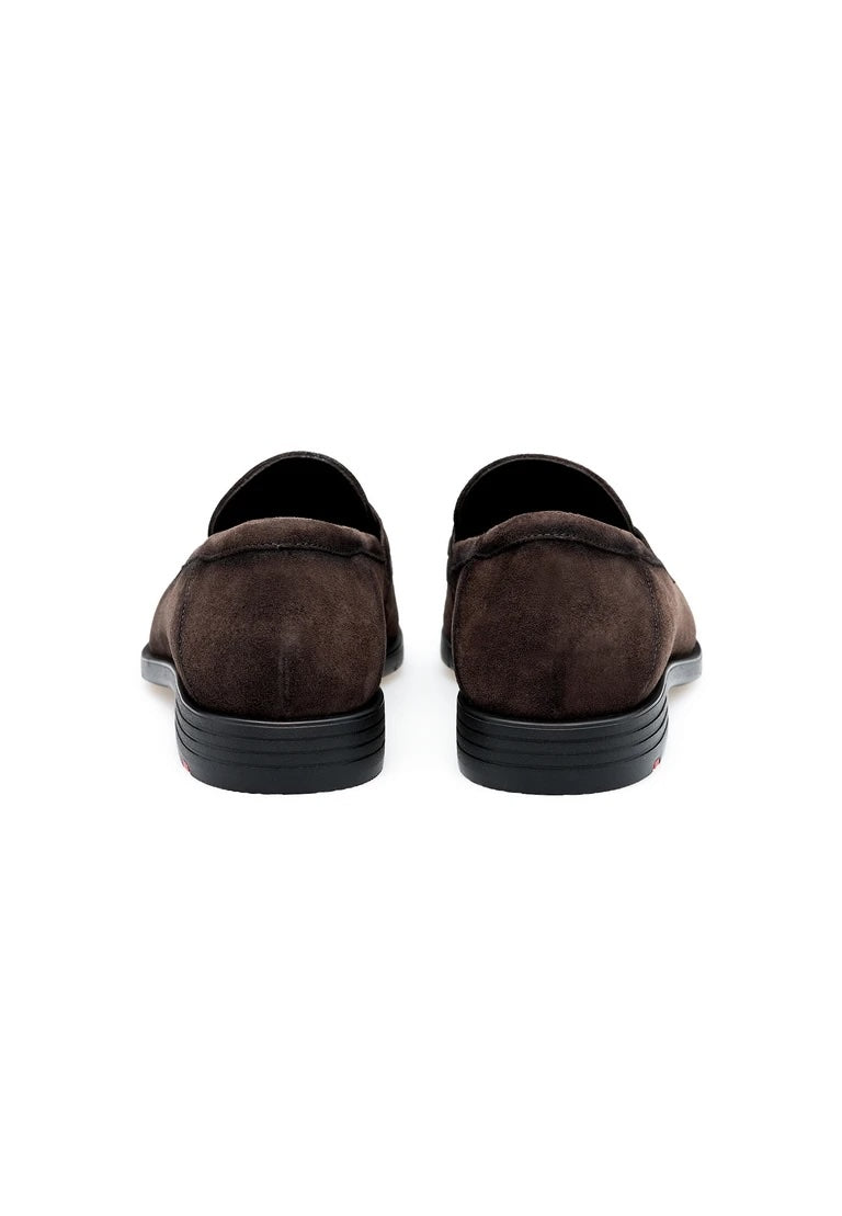 Lloyd Eezy 240 Nova Suede Slip On Shoe Testa di Moro
