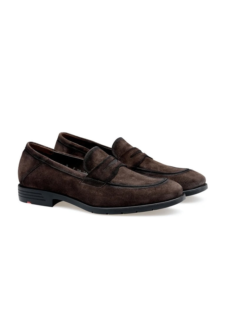 Lloyd Eezy 240 Nova Suede Slip On Shoe Testa di Moro