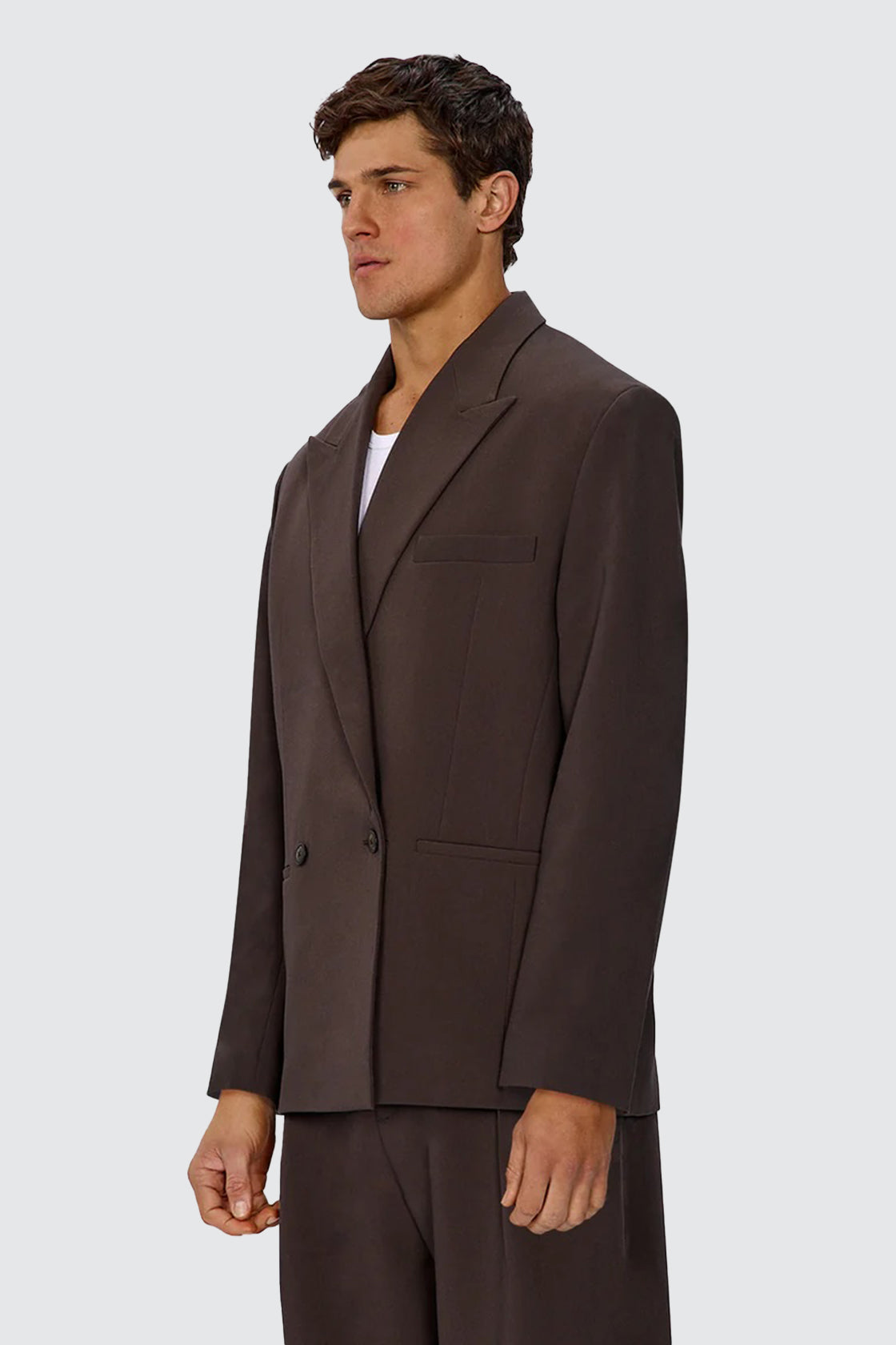 Industrie Lusso Blazer Dark Aubergine