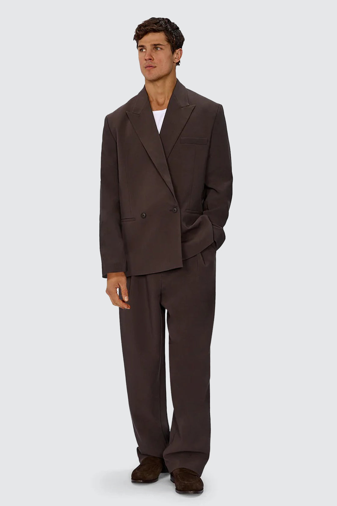 Industrie Lusso Blazer Dark Aubergine