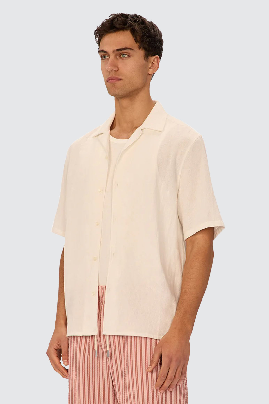 Industrie The Marbella SS Shirt Cream