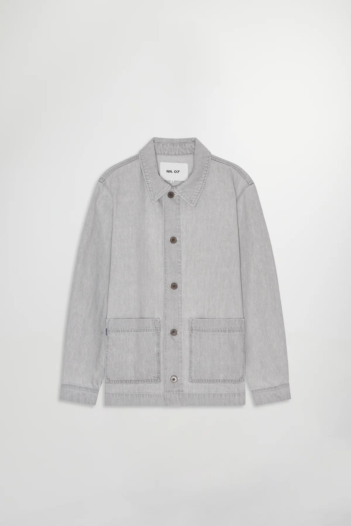 NN07 Ollie Cardigan Light Grey Denim
