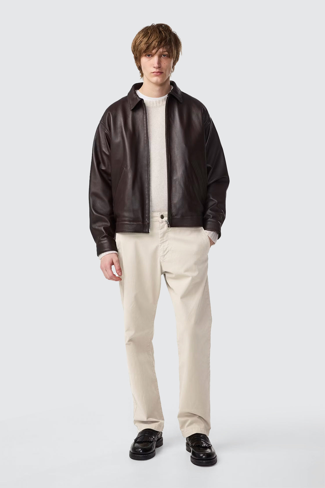 NN07 Aden Pant L30 Ivory