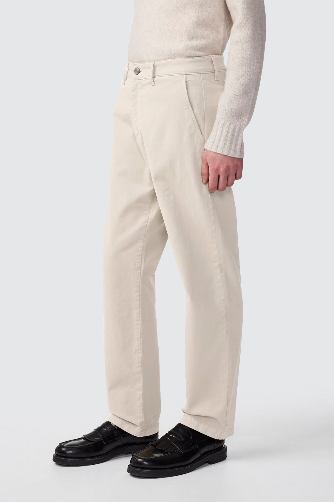 NN07 Aden Pant L32 Ivory