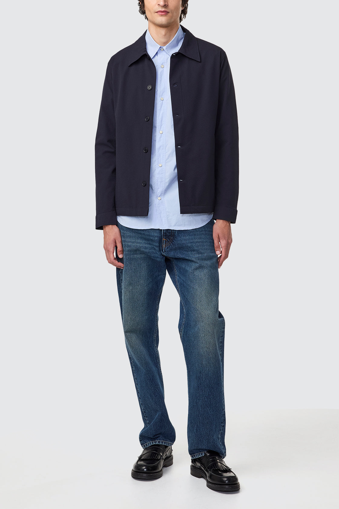 NN07 Zander Jacket Navy Blue