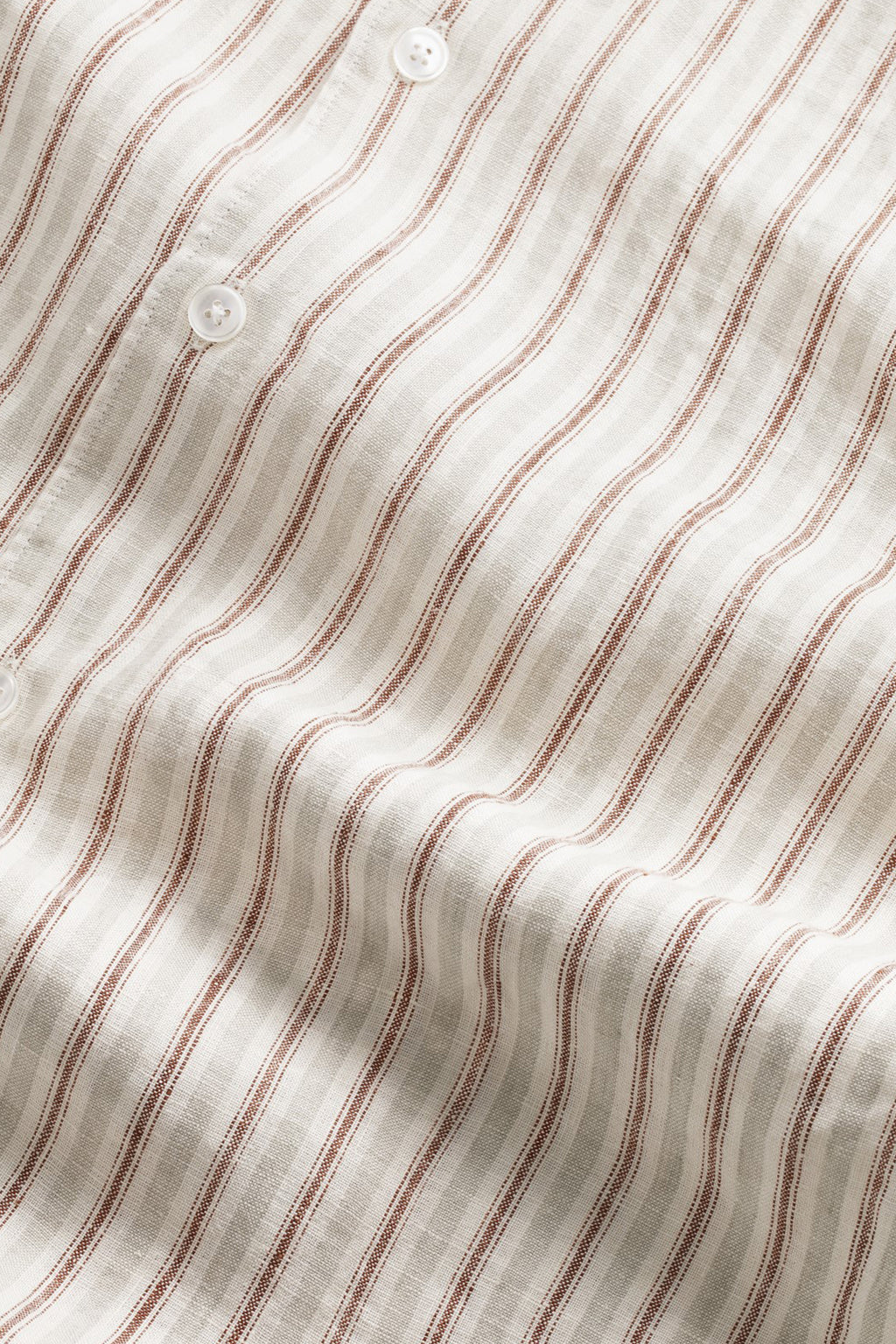 NN07 Enzo LS Shirt Brown Stripe