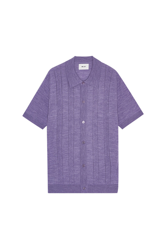 NN07 Thor SS Cardigan Violet