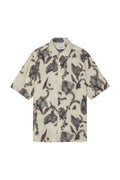 NN07 Freddy SS Shirt Ecru Print