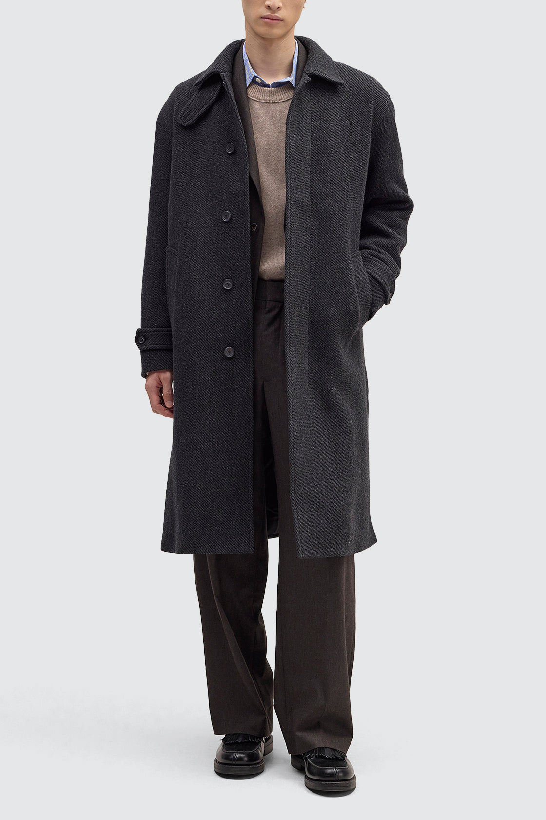 NN07 8449 Gibson Heavyweight Coat Antracite Grey
