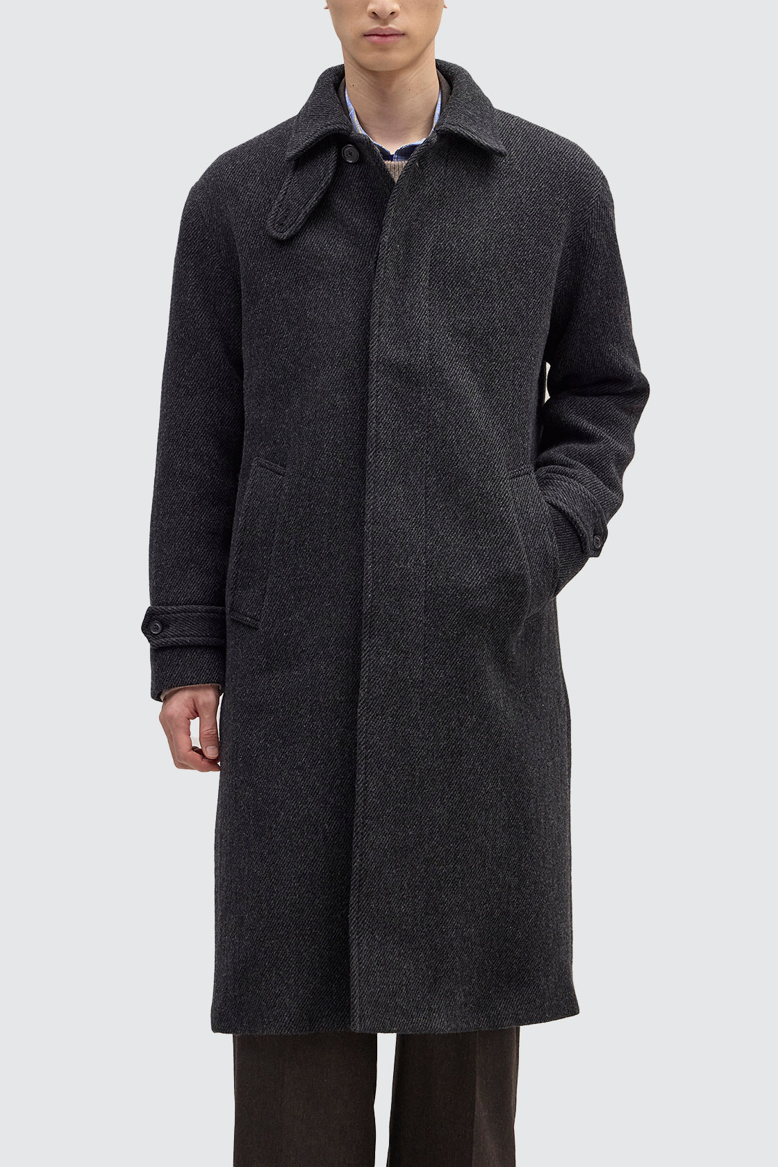 NN07 8449 Gibson Heavyweight Coat Antracite Grey